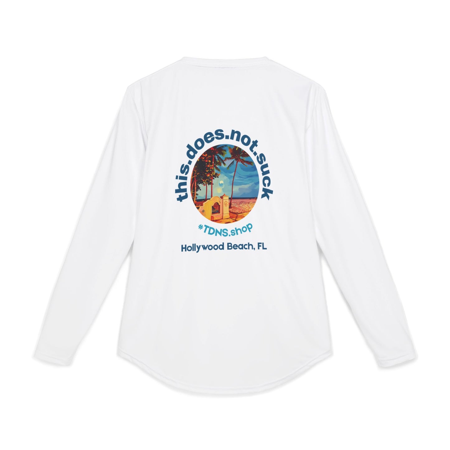 #TDNS UPF 50 Long-Sleeve Performance Shirt — Hollywood Beach