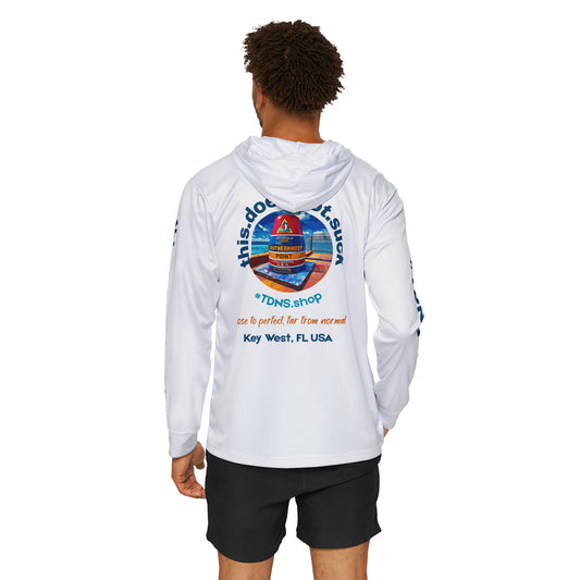 Key West Southernmost Point Sports & Sun Hoodie — Lightweight UPF 50 Performance Warmup Hoodie