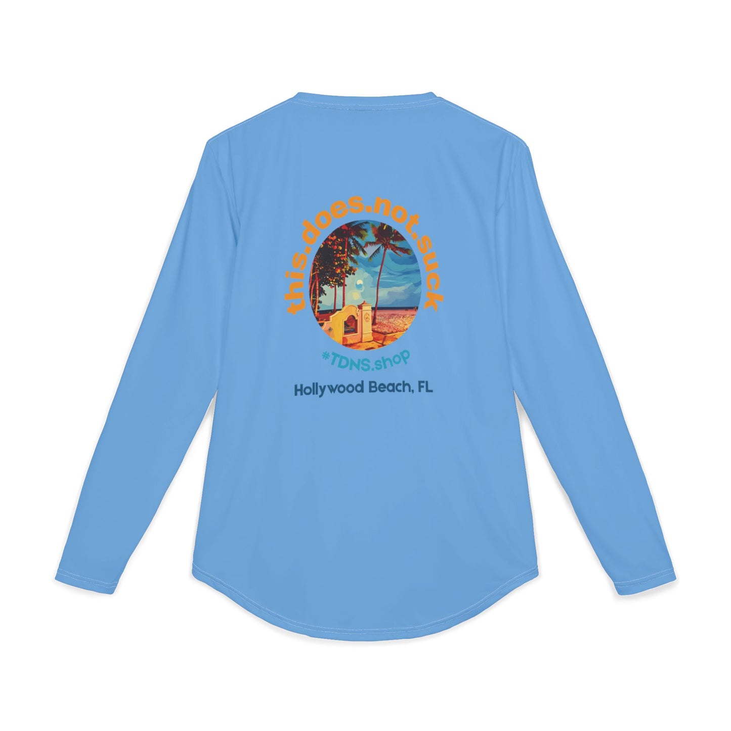 #TDNS UPF 50 Long-Sleeve Performance Shirt — Hollywood Beach
