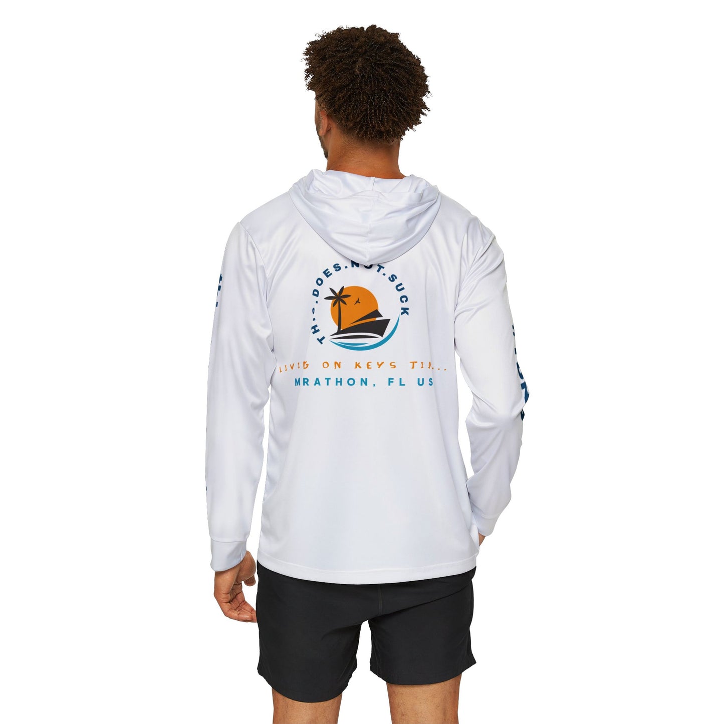 Marathon FL Sports & Sun Hoodie — Lightweight UPF 50 Performance Warmup Hoodie