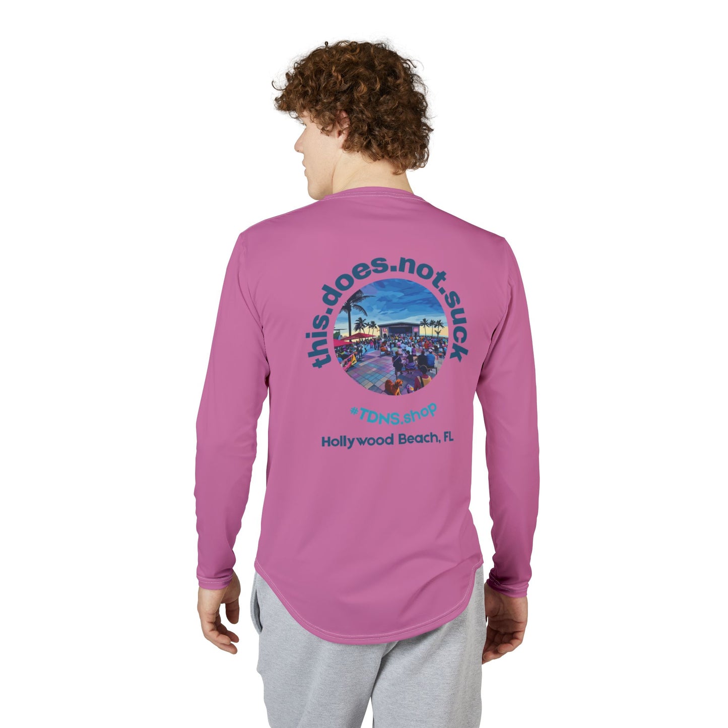 #TDNS UPF 50 Long-Sleeve Performance Shirt — Hollywood Beach Pavilion
