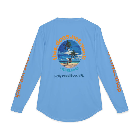 #TDNS UPF 50 Long-Sleeve Performance Shirt — Hollywood Beach Lifeguard Stand 2