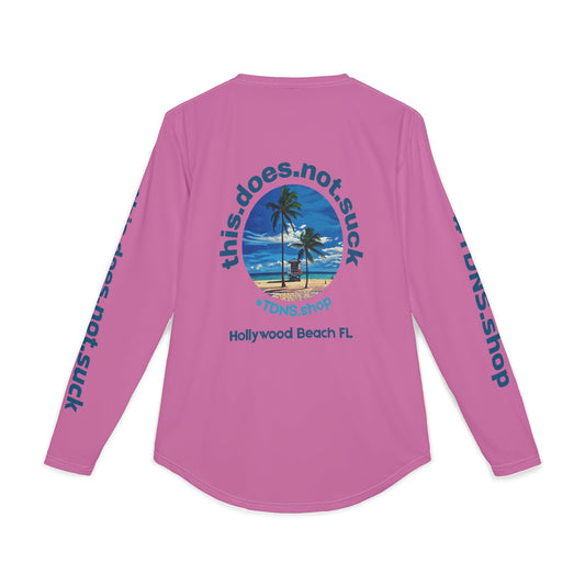 #TDNS UPF 50 Long-Sleeve Performance Shirt — Hollywood Beach Lifeguard Stand 2