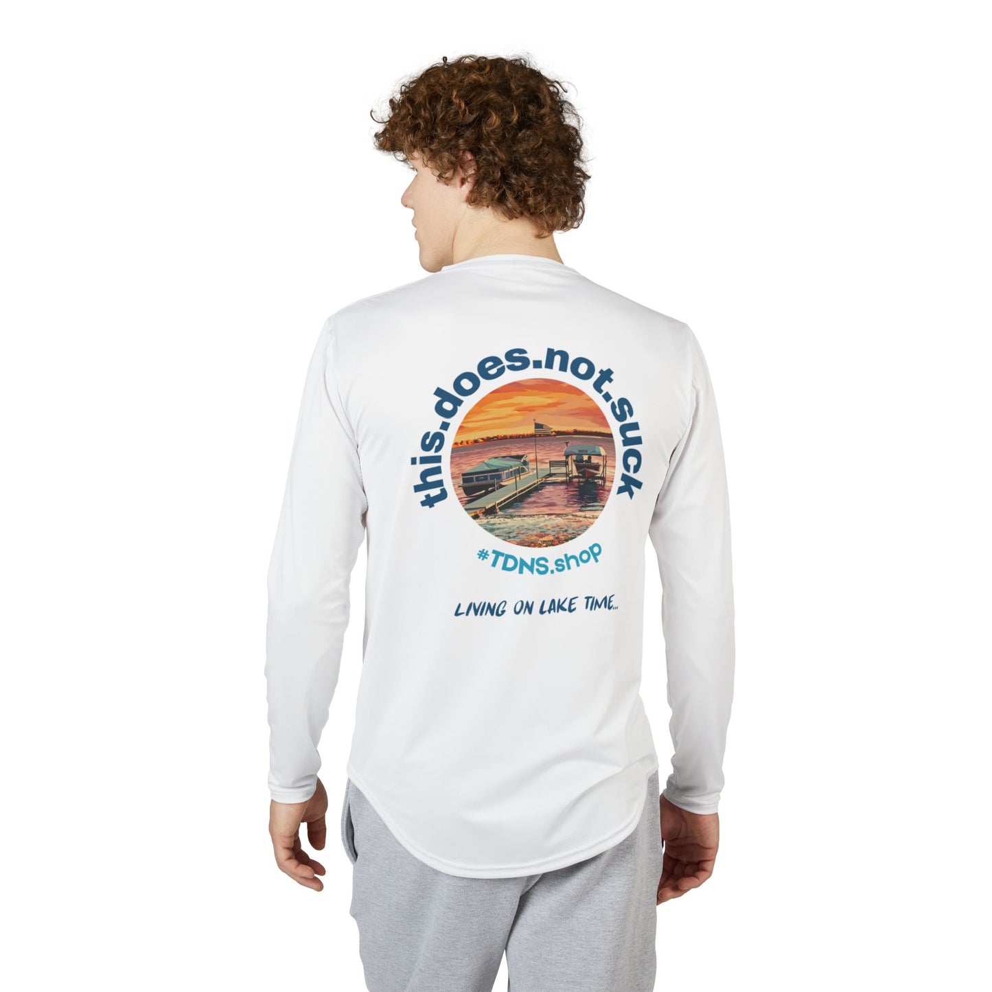 #TDNS UPF 50 Long-Sleeve Performance Shirt — The Lake Life Dock