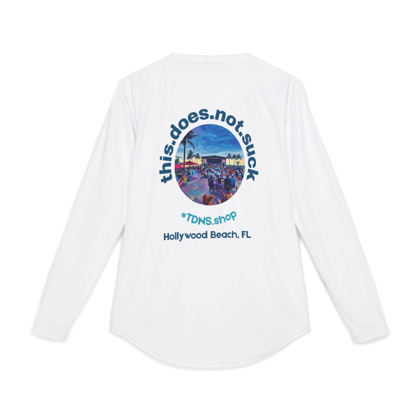 #TDNS UPF 50 Long-Sleeve Performance Shirt — Hollywood Beach Pavilion
