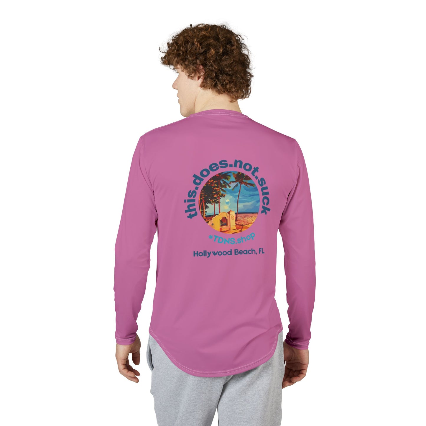 #TDNS UPF 50 Long-Sleeve Performance Shirt — Hollywood Beach