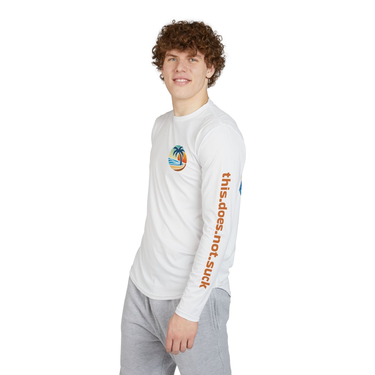 #TDNS UPF 50 Long-Sleeve Performance Shirt — Hollywood Beach Lifeguard Stand 2