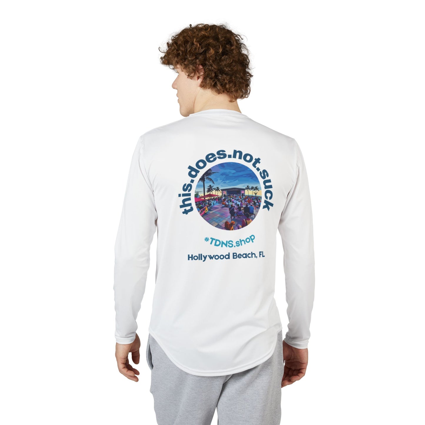 #TDNS UPF 50 Long-Sleeve Performance Shirt — Hollywood Beach Pavilion
