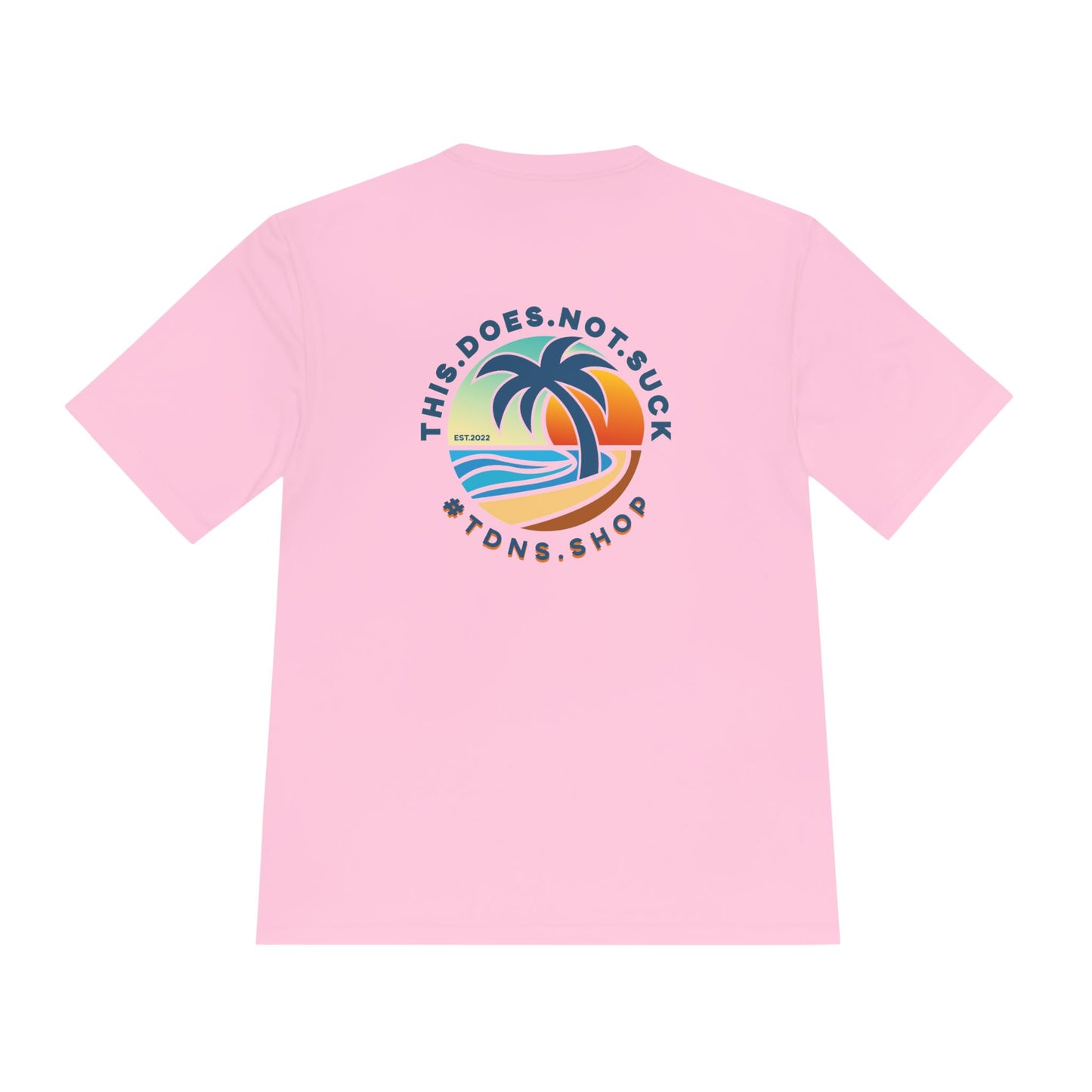 #TDNS Beach Vibes Moisture-Wicking Tee — Lightweight Summer Beach Graphic