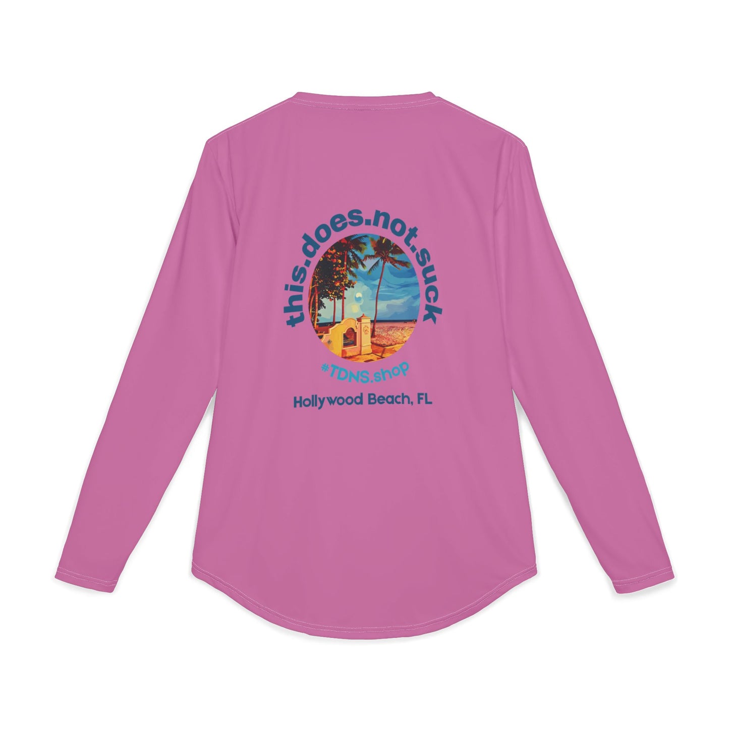 #TDNS UPF 50 Long-Sleeve Performance Shirt — Hollywood Beach